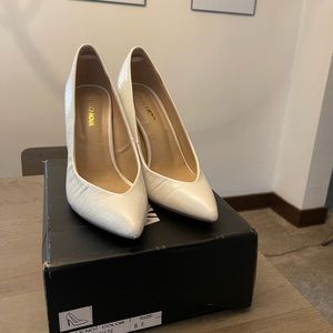 White Pump Heels Fashion Nova